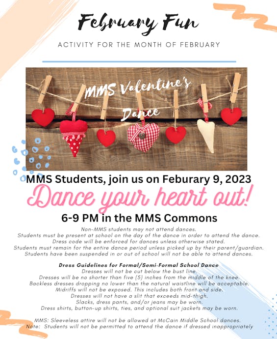 Valentines Day Dance Flyer