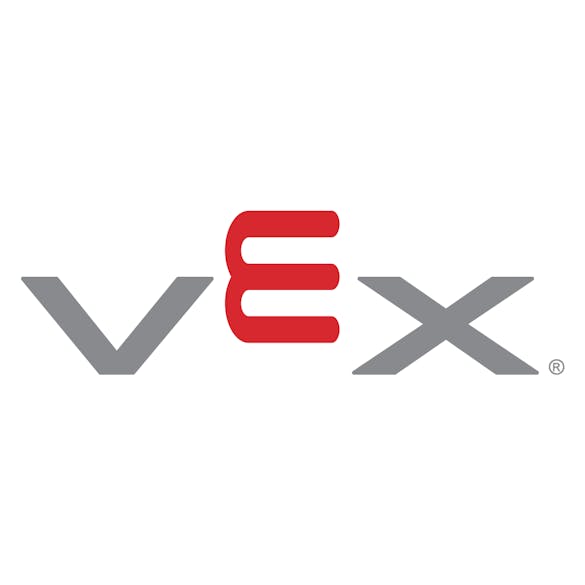 VEX Robotics logo on a red background