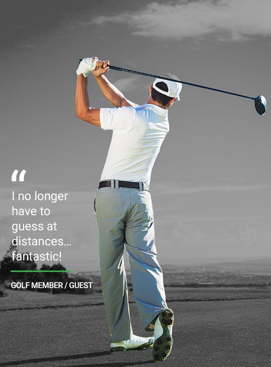 golf yardage measuring devices