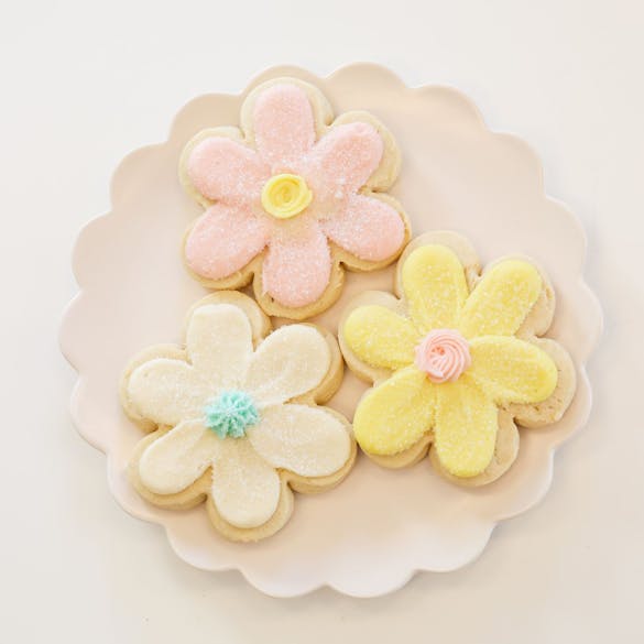  Flower Sugar Cookies 