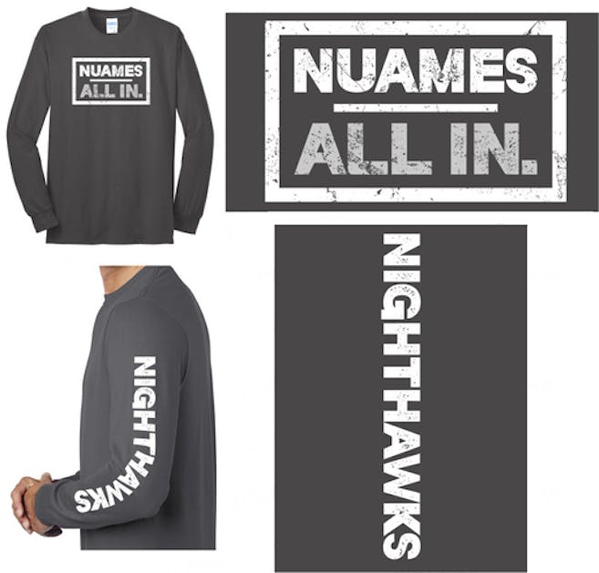 Long-sleeve NUAMES ALL IN - $20